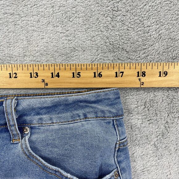 Sidefeel Jeans Womens 16 Blue Denim Cotton Stretch Loose High Rise Straight Leg - Picture 8 of 13